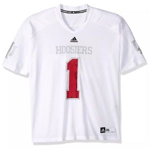 NWT Adidas Hoosiers NCAA replica football jersey